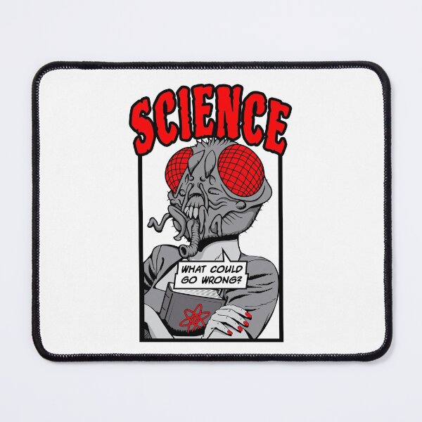 Item preview, Science What Could Go Wrong Geek STEM Scientist Mutant Fly designed and sold by GrandeDuc.