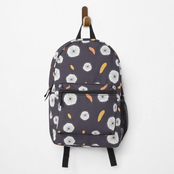Item preview, Abstract trendy dandelion puffball and autumn leafs pattern designed and sold by KatAnti.