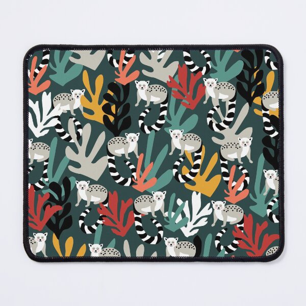 Item preview, Cute Lemur Print with Tropical Leaves designed and sold by kapotka.
