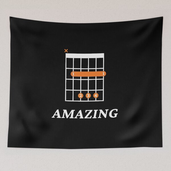 Item preview, B Amazing B Guitar Chord Tab Dark Theme designed and sold by nightsworthy.