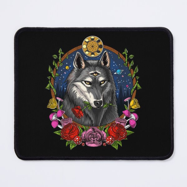 Item preview, Psychedelic Wolf designed and sold by underheaven.