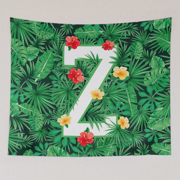 Item preview, Capital Letter Z Alphabet Monogram Initial Flower Gardener designed and sold by GrandeDuc.