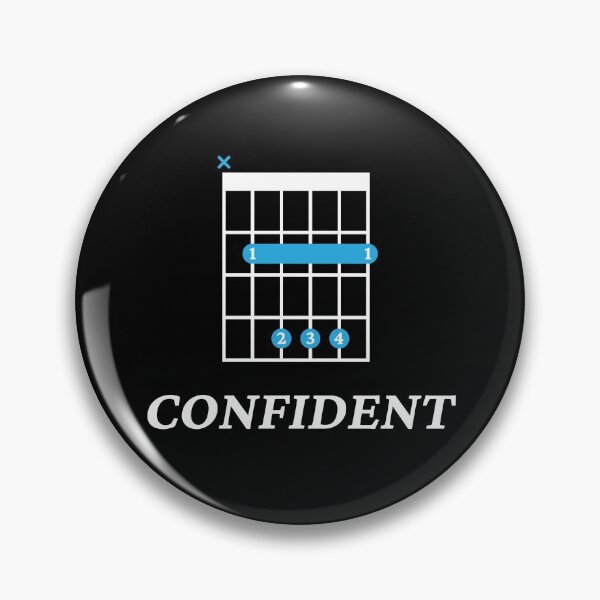 Item preview, B Confident B Guitar Chord Tab Dark Theme designed and sold by nightsworthy.
