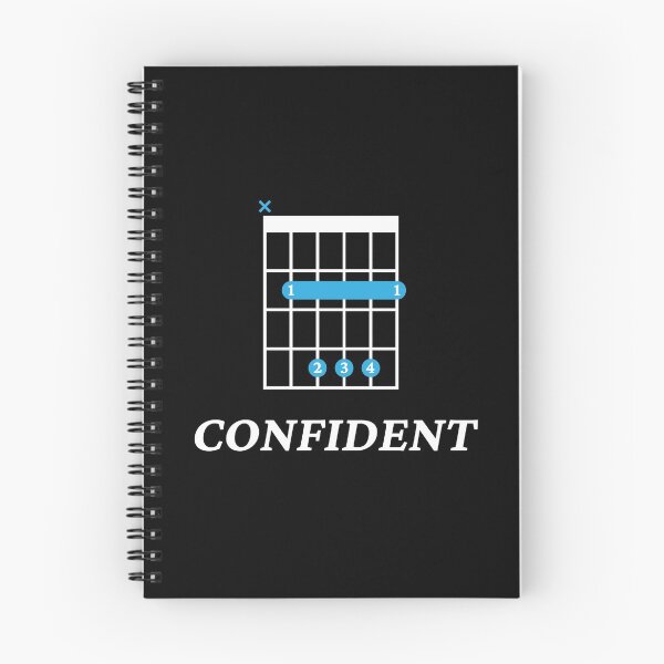 Item preview, B Confident B Guitar Chord Tab Dark Theme designed and sold by nightsworthy.