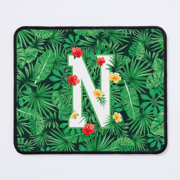 Item preview, Capital Letter N Alphabet Monogram Initial Flower Gardener designed and sold by GrandeDuc.
