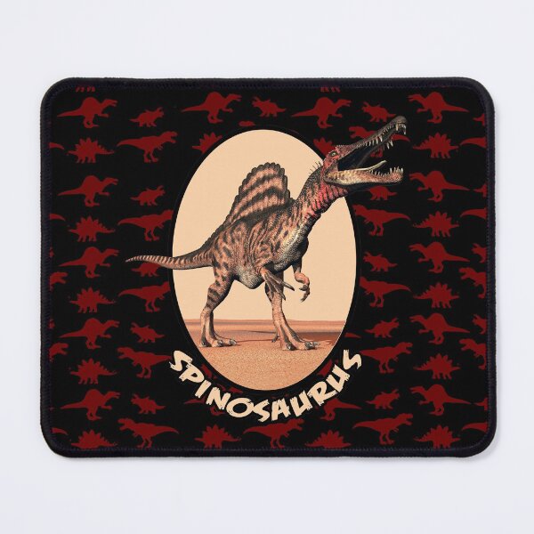 Item preview, Spinosaurus Dinosaur Realistic Design with Triceratops, Stegosaurus, Tyrannosaurus, and Spinosaurus Pattern designed and sold by TheDinoIsland.