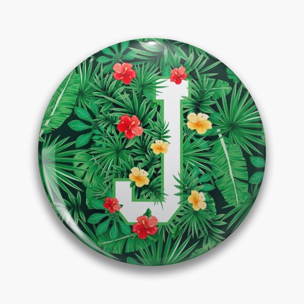 Item preview, Capital Letter J Alphabet Monogram Initial Flower Gardener designed and sold by GrandeDuc.