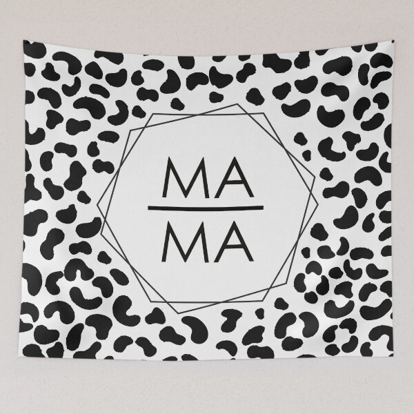 Item preview, MaMa hexagon tiger pattern designed and sold by Shawa Shop.