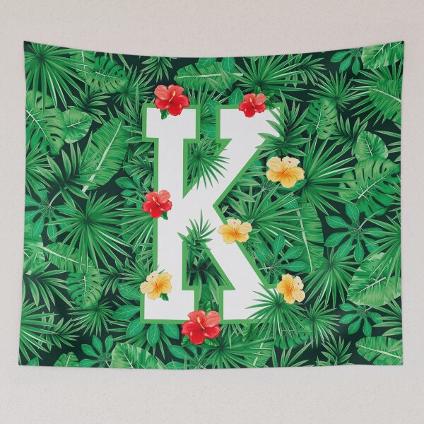 Item preview, Capital Letter K Alphabet Monogram Initial Flower Gardener designed and sold by GrandeDuc.
