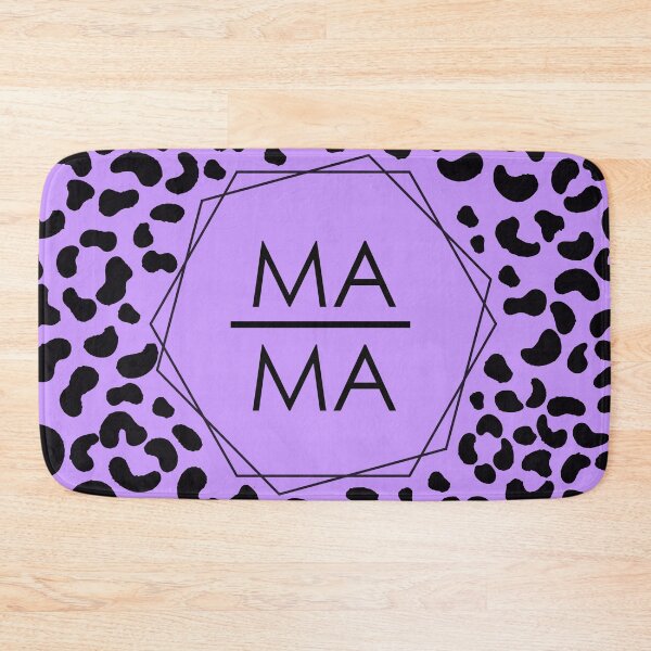Item preview, MaMa hexagon purple tiger pattern designed and sold by Shawa Shop.