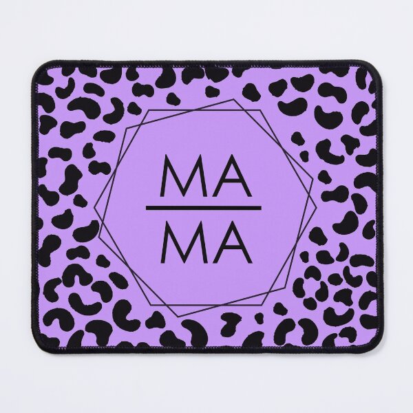 Item preview, MaMa hexagon purple tiger pattern designed and sold by Shawa Shop.