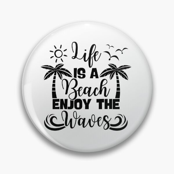 Artikelvorschau, Das Leben ist ein Strand Genießen Sie das Wellen-Shirt, lustiges Sommer-T-Shirt, Urlaubs-Liebhaber-T-Shirt, cooles Strand-Design. entworfen und verkauft von Babe3955.