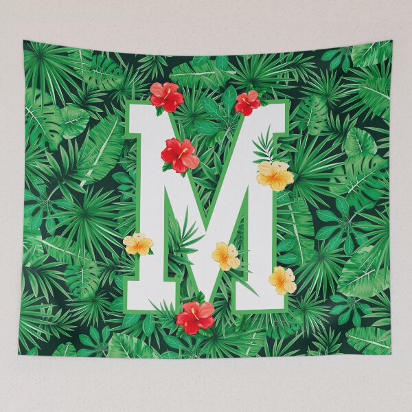 Item preview, Capital Letter M Alphabet Monogram Initial Flower Gardener designed and sold by GrandeDuc.