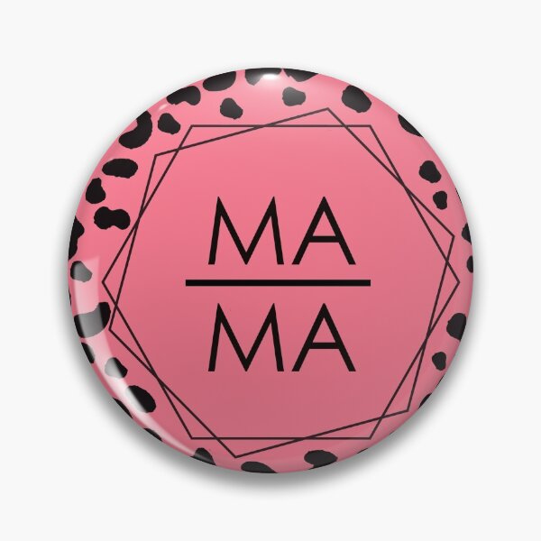 Item preview, MaMa hexagon pink tiger pattern designed and sold by Shawa Shop.