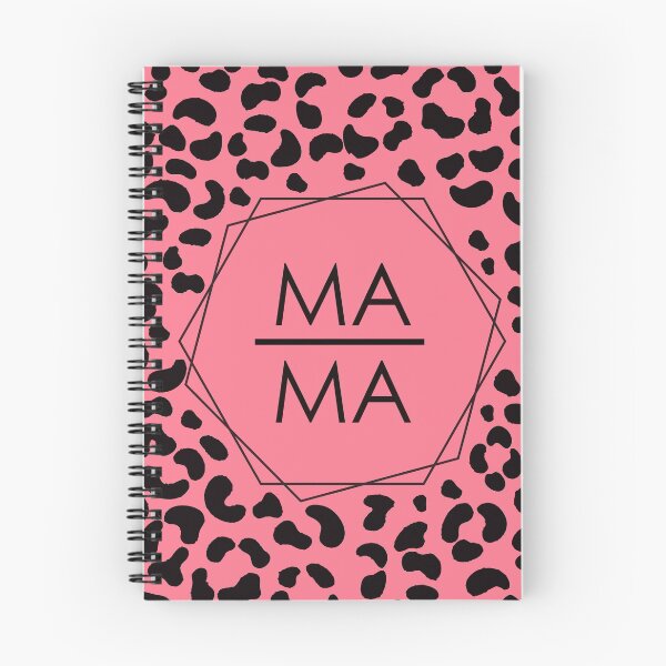 Item preview, MaMa hexagon pink tiger pattern designed and sold by Shawa Shop.