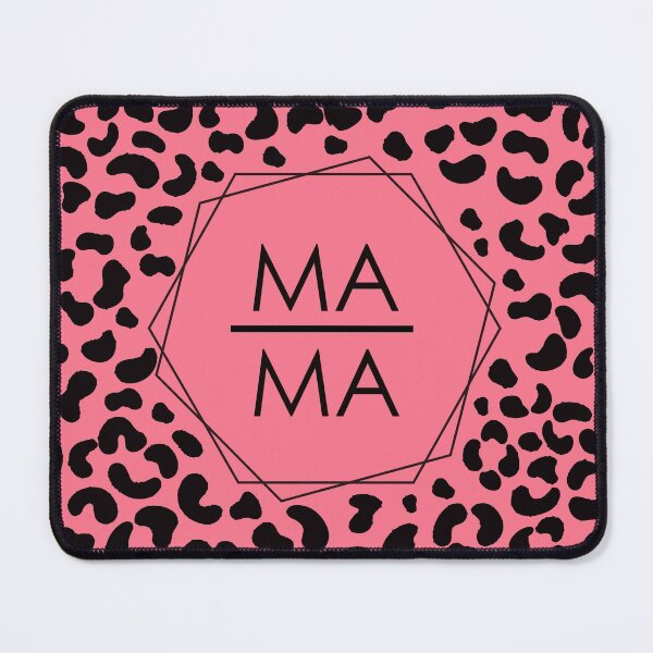 Item preview, MaMa hexagon pink tiger pattern designed and sold by Shawa Shop.
