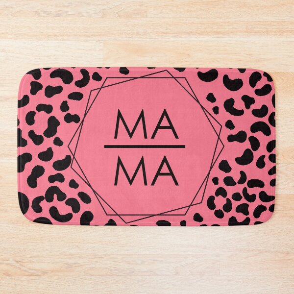 Item preview, MaMa hexagon pink tiger pattern designed and sold by Shawa Shop.