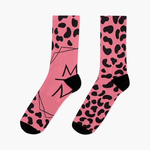 Item preview, MaMa hexagon pink tiger pattern designed and sold by Shawa Shop.