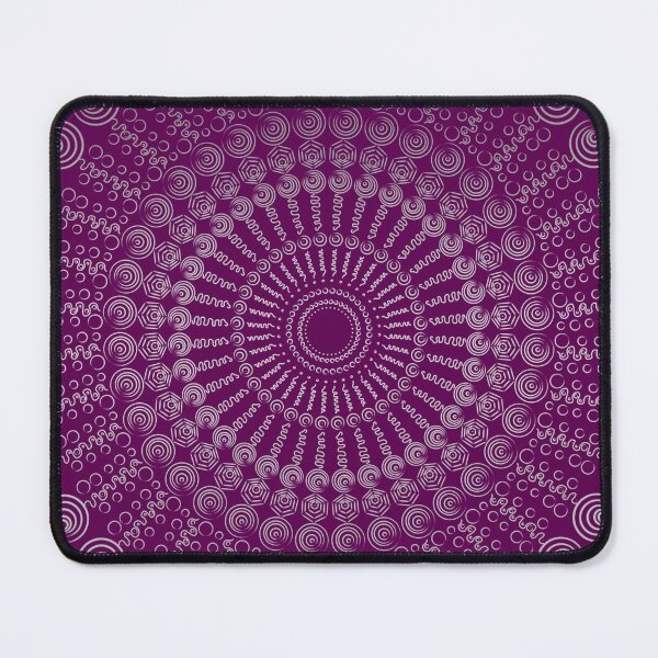 Item preview, Geometric Purple/Silver Spiral designed and sold by Designs-by-KC.