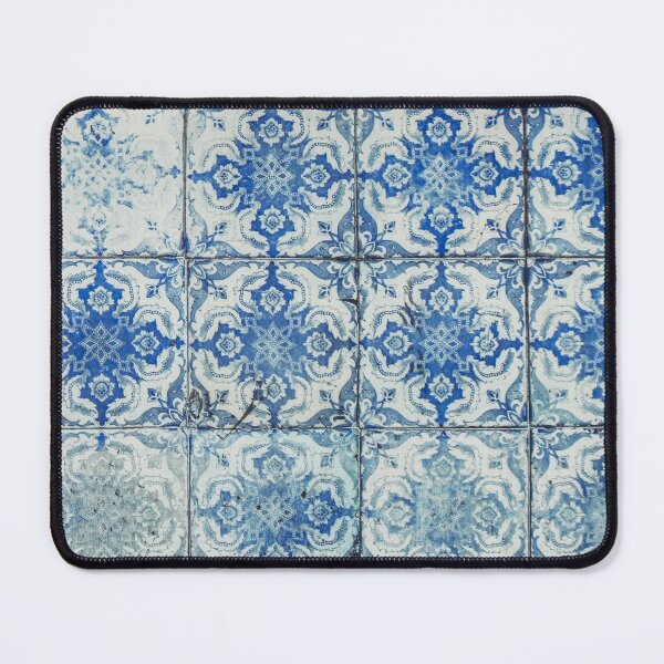 Item preview, Antique Vintage Portuguese Tiles Pattern - Azulejo Blue and White designed and sold by idovedesign.