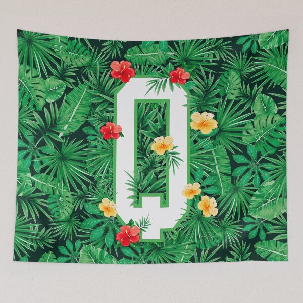 Item preview, Capital Letter Q Alphabet Monogram Initial Flower Gardener designed and sold by GrandeDuc.