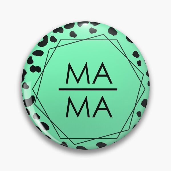 Item preview, MaMa hexagon green tiger pattern designed and sold by Shawa Shop.