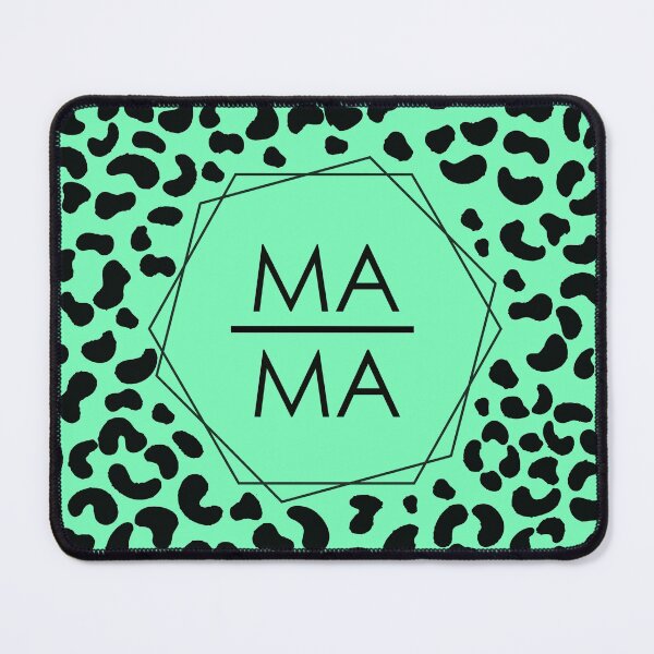 Item preview, MaMa hexagon green tiger pattern designed and sold by Shawa Shop.