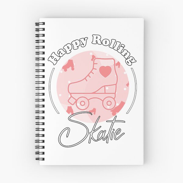 Item preview, Happy Rolling Roller Skating Pink Design with Skatie Logo designed and sold by Skatieuk.