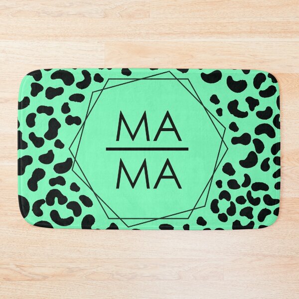 Item preview, MaMa hexagon green tiger pattern designed and sold by Shawa Shop.