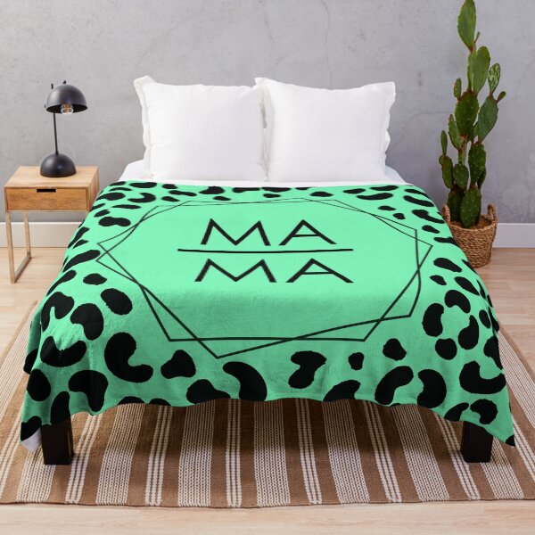 Item preview, MaMa hexagon green tiger pattern designed and sold by Shawa Shop.