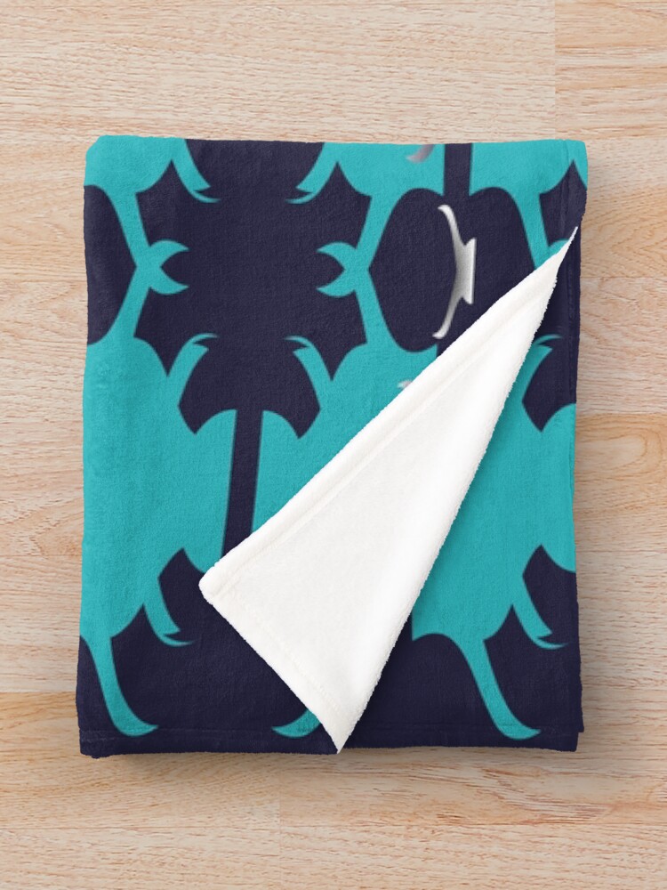 Thumbnail 3 of 6, Throw Blanket, Geometric Strange Patterns designed and sold by ClassyPatterns.