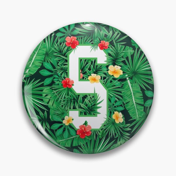 Item preview, Capital Letter S Alphabet Monogram Initial Flower Gardener designed and sold by GrandeDuc.