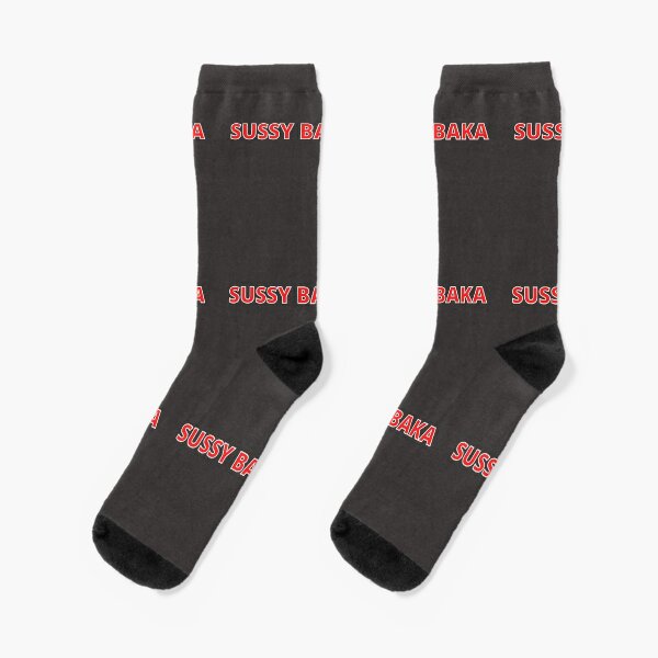 Sussy Baka Meaning Socks for Sale