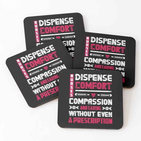 Item preview, Nurses Dispense Comfort Compassion And Caring Without Even A Prescription designed and sold by AuroraApparel.