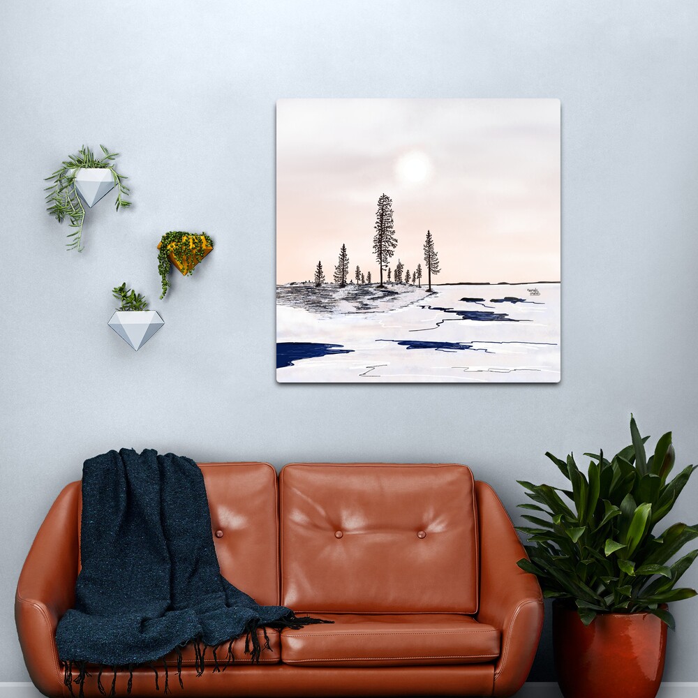 Floating ice - Lapland8seasons Metal Print