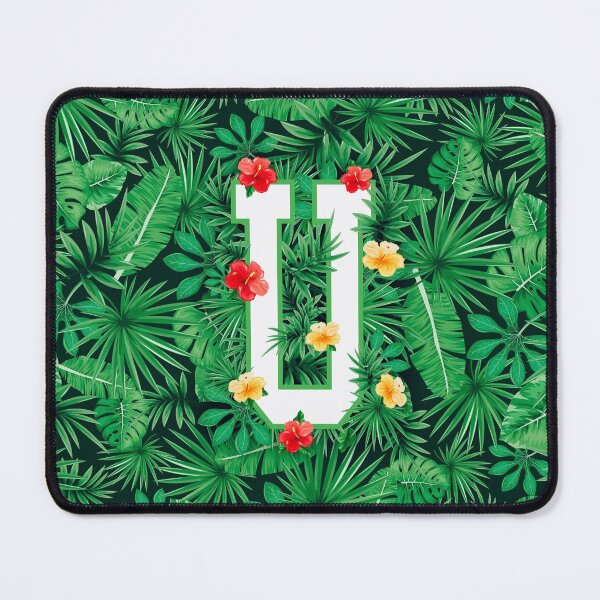 Item preview, Capital Letter U Alphabet Monogram Initial Flower Gardener designed and sold by GrandeDuc.