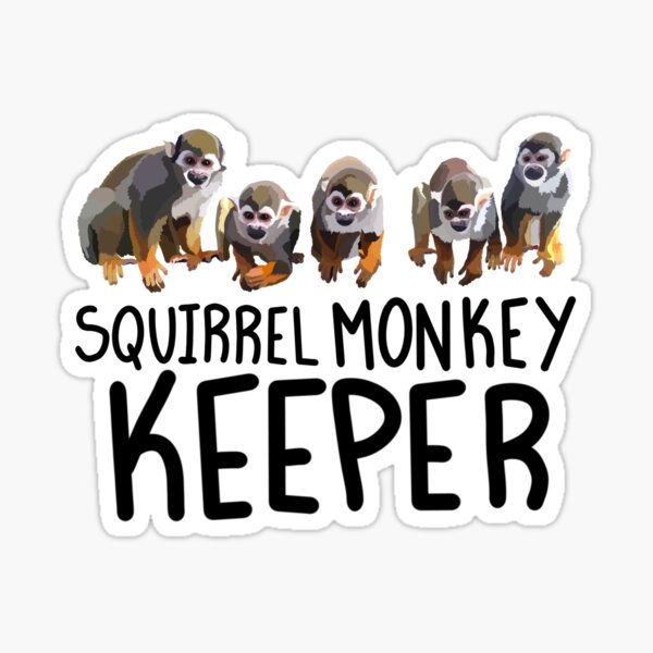 Item preview, Squirrel monkey keeper designed and sold by thezoogirl.