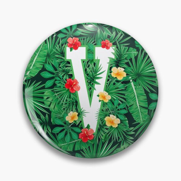 Item preview, Capital Letter V Alphabet Monogram Initial Flower Gardener designed and sold by GrandeDuc.