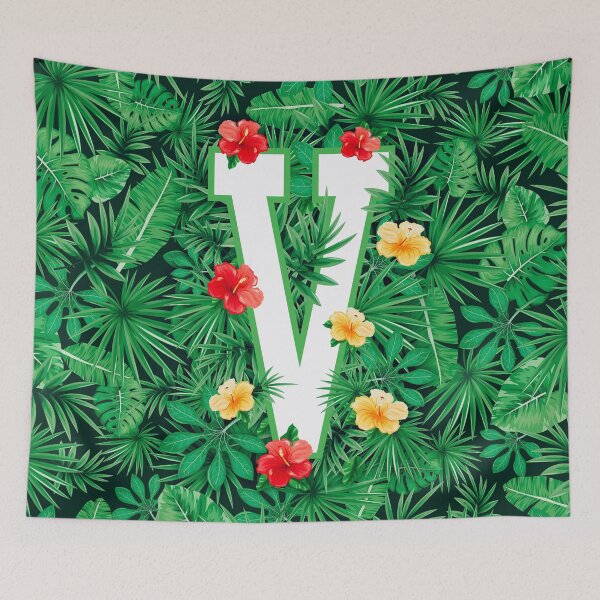 Item preview, Capital Letter V Alphabet Monogram Initial Flower Gardener designed and sold by GrandeDuc.