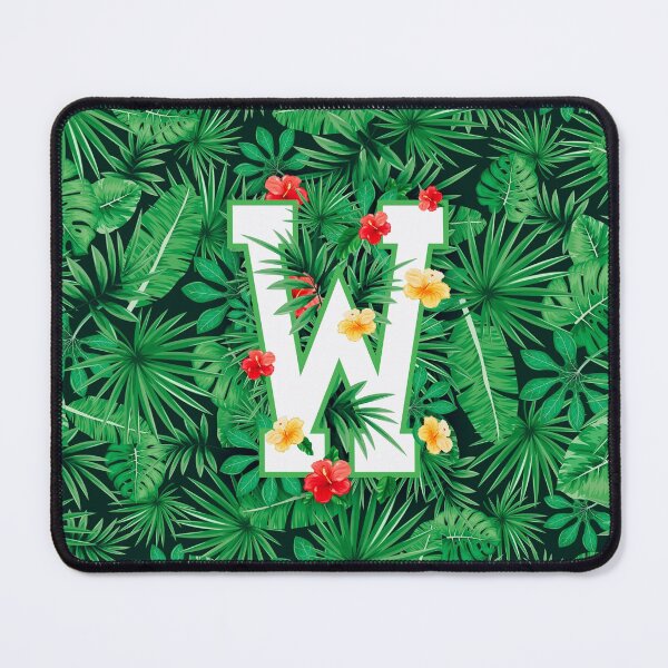Item preview, Capital Letter W Alphabet Monogram Initial Flower Gardener designed and sold by GrandeDuc.