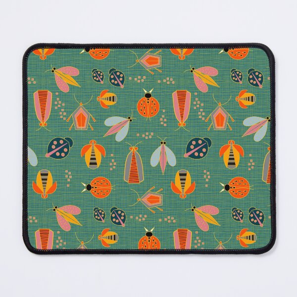 Item preview, Happy Bugs on Green designed and sold by mirimo.