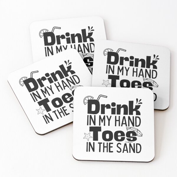 Item preview, Drink In My Hand Toes In The Sand Shirt,Funny SummerTee,Vacation Lovers Tshirt,Cool Beach Design. designed and sold by Babe3955.