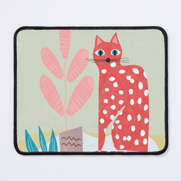 Item preview, Red Dotted Cat designed and sold by mirimo.