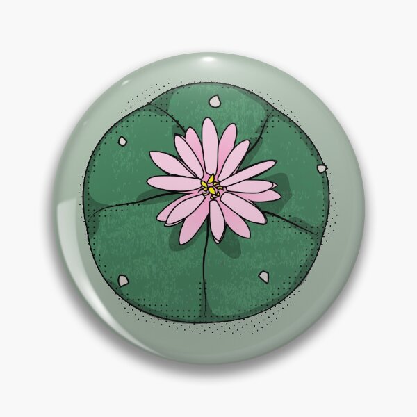 Item preview, Peyote cactus drawing with flower designed and sold by masatomio.