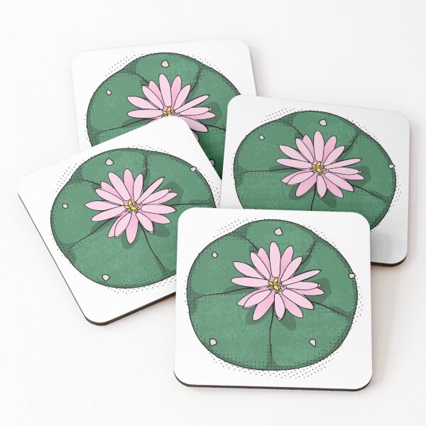 Item preview, Peyote cactus drawing with flower designed and sold by masatomio.