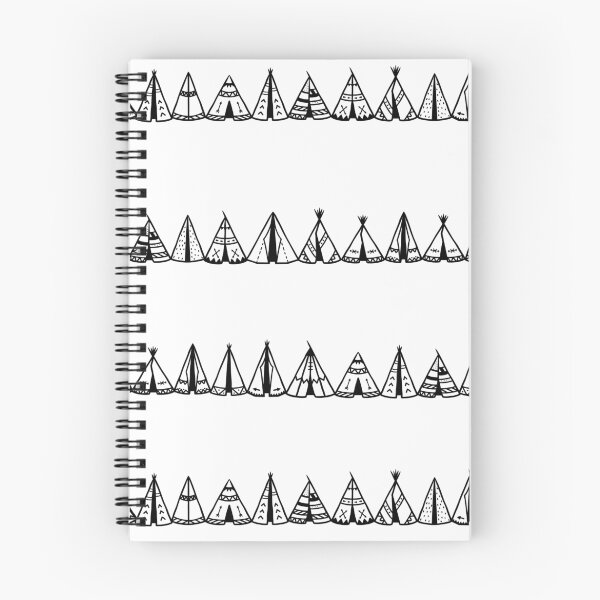 Item preview, Pattern of tipi 3. Black on white. designed and sold by Alla Rinchino.