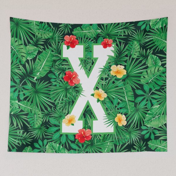 Item preview, Capital Letter X Alphabet Monogram Initial Flower Gardener designed and sold by GrandeDuc.
