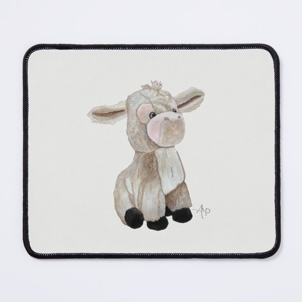 Item preview, Cuddly Donkey Watercolor designed and sold by Angeles M. Pomata.