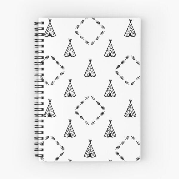 Item preview, Pattern of tipi 4. Black on white. designed and sold by Alla Rinchino.