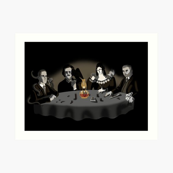 Horrific Game of Poker V. 1 Art Print